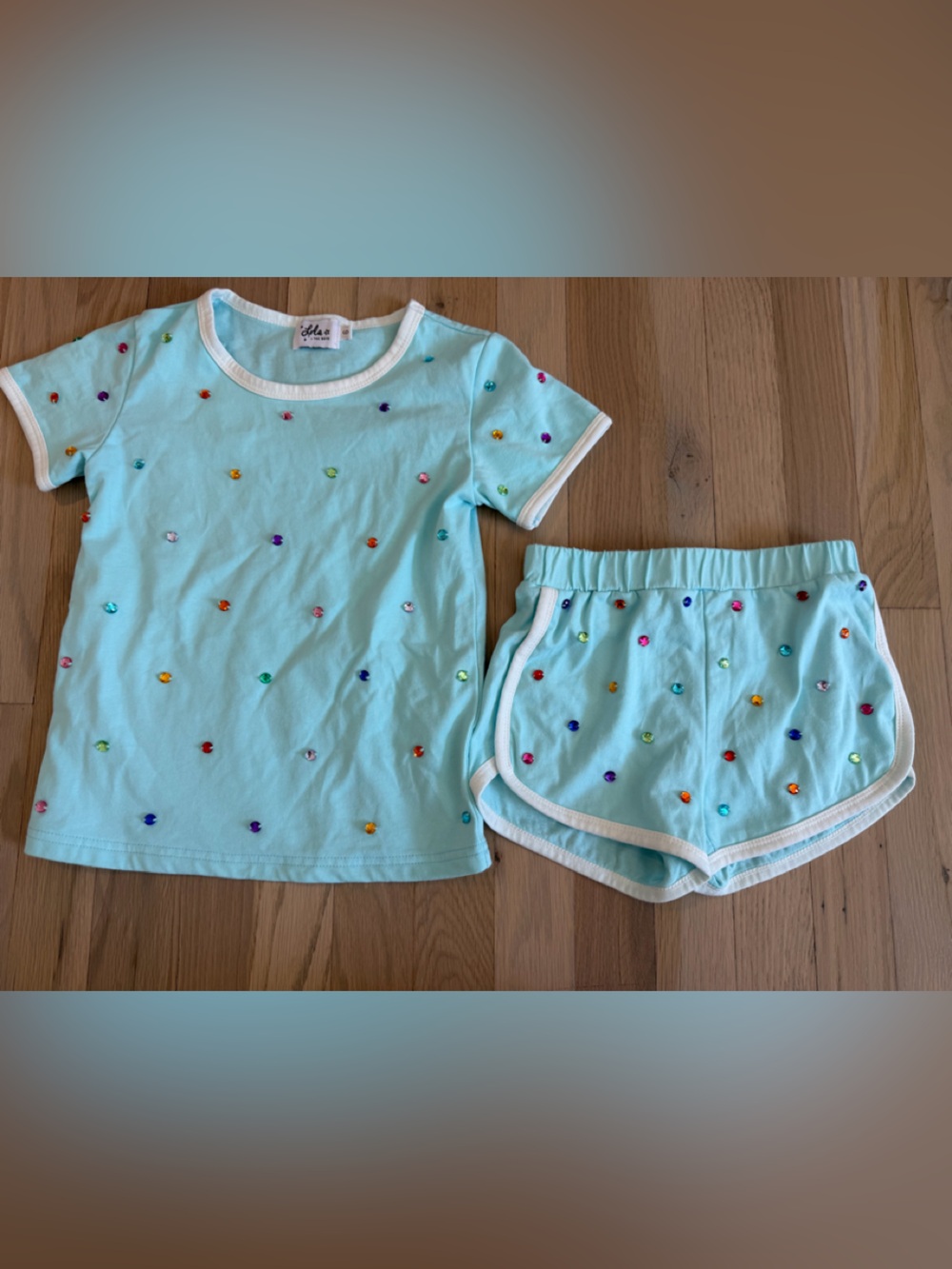 Lola and the boys gem shorts set